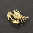 thumbnail image 6 of Gieenan Brass Crabs Statue Figurines Crabs Decorative Objects Home Decorations, 6 of 8