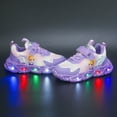 thumbnail image 4 of Kids LED Light Up Sneakers Girls Running Shoes Lightweight Sport Outdoor Walking Shoes for Girls Christmas Birthday Children Show Gift (Toddler/Little Kid/Big Kid) ﻿, 4 of 13