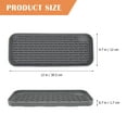 thumbnail image 3 of Miangastore Support de Rangement Gris en Silicone 1Pcs 30.5X12X0.7In Épaissi et Forme Simple, 3 of 8