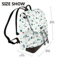 thumbnail image 3 of KLL Cartoon House Car Print Leather Backpack,PU Leather Laptop Backpack Purse for Women and Ladies Daypacks Bags for Travel College Work, 3 of 4