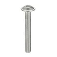 thumbnail image 4 of Uxcell M4 x 30mm 304 Stainless Steel Flanged Button Head Socket Cap Screws 50 Pack, 4 of 5