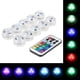 thumbnail image 2 of Mini LED RGB Luz sumergible Lámpara colorida Luz de vela subacuática IP68 Resistencia al agua con control remoto, 2 of 8