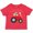Red, variant on Inktastic Farmer Tractor Little Sis Girls Toddler T-Shirt