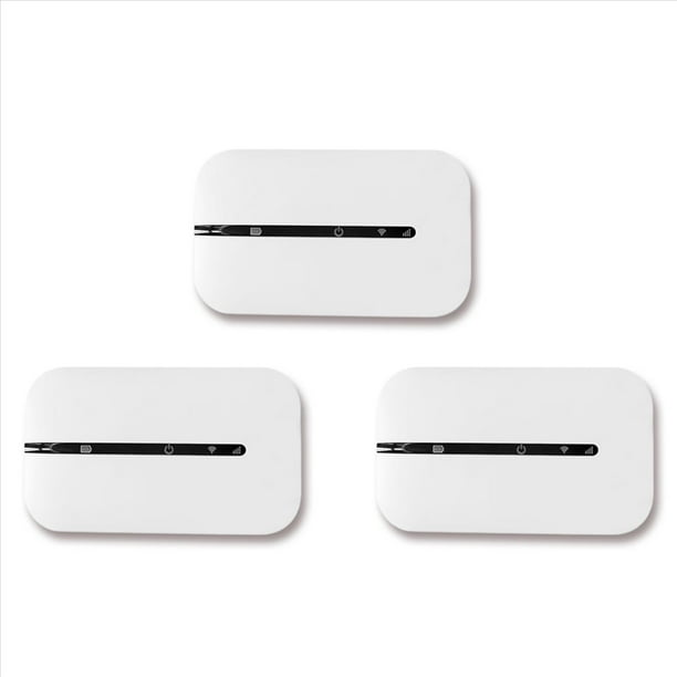 3X Enrutador WiFi de Bolsillo Portátil 4G Módem WiFi de 150 Mbps Punto de Acceso Inalámbrico Wifi Móvil para Coche con Ranura para Tarjeta Sim WiFi Portátil