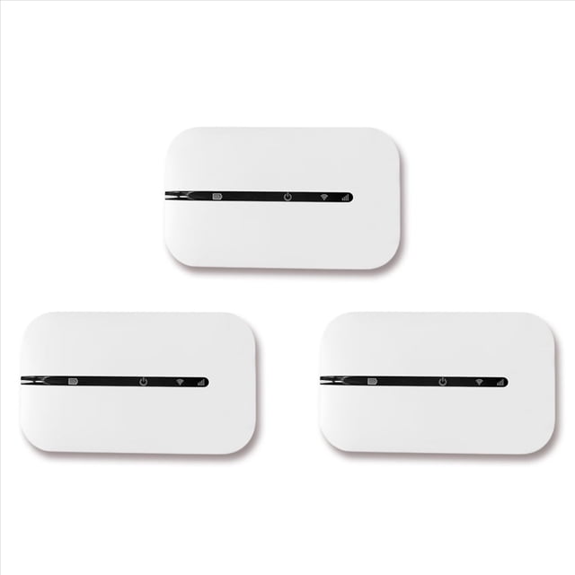 3X Enrutador WiFi de Bolsillo Portátil 4G Módem WiFi de 150 Mbps Punto de Acceso Inalámbrico Wifi Móvil para Coche con Ranura para Tarjeta Sim WiFi Portátil