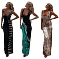 thumbnail image 2 of Robe Croisée Dos Nu Imprimée Variété Aguichant Mode Robe Femme, 2 of 6