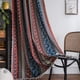 thumbnail image 2 of Cortinas de estilo bohemio con estampado de patchwork para cocina, estilo rústico, para sala de estar, 2 of 6