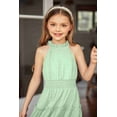 thumbnail image 5 of Arshiner Girls Dress Kids Halter Sleeveless Elegant Flowy Summer Casual A-Line Dress, 5 of 7