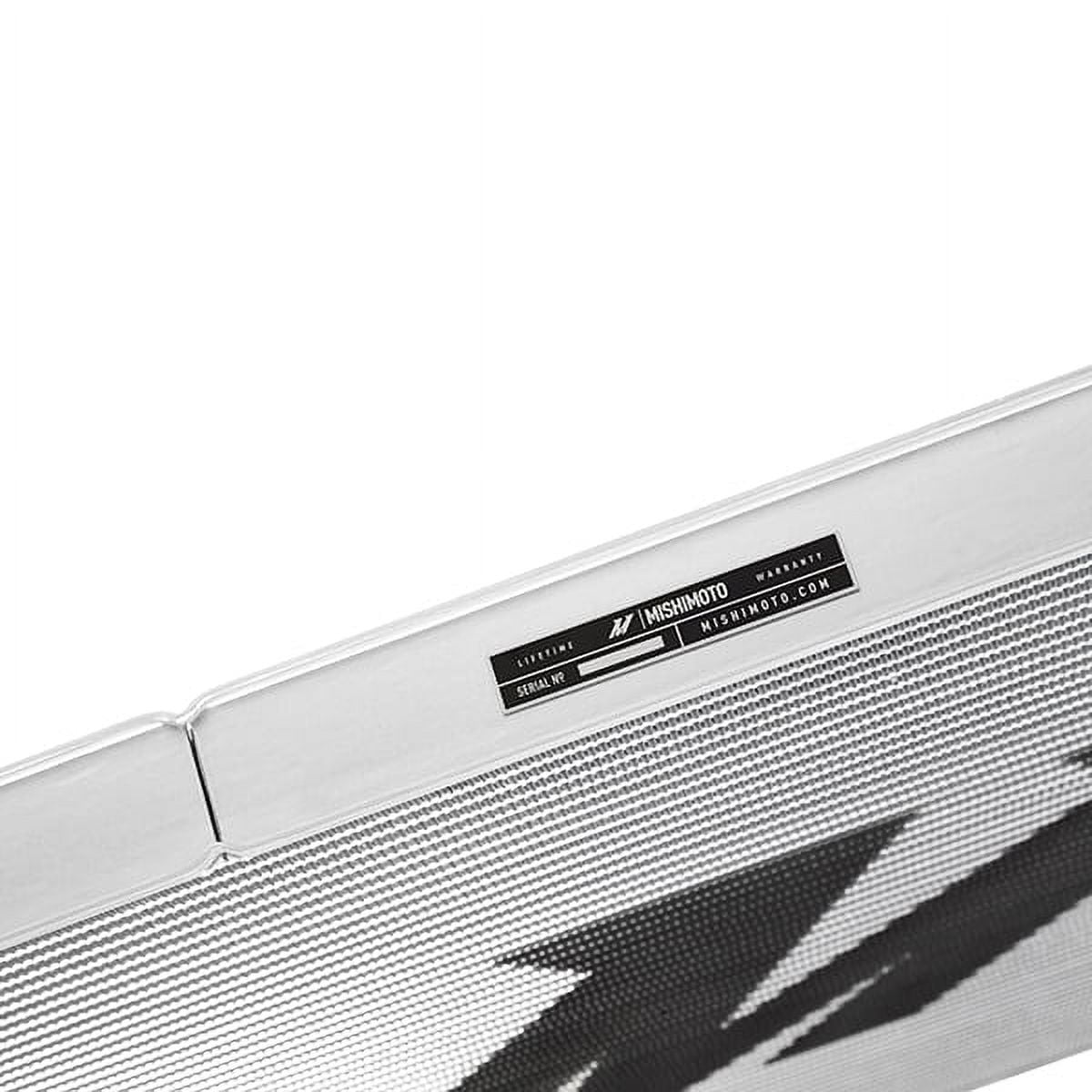 Mishimoto MMRAD-WRA-07V2 Aluminum Radiator, Compatible with Jeep Wrangler JK, 2007-2017, Silver