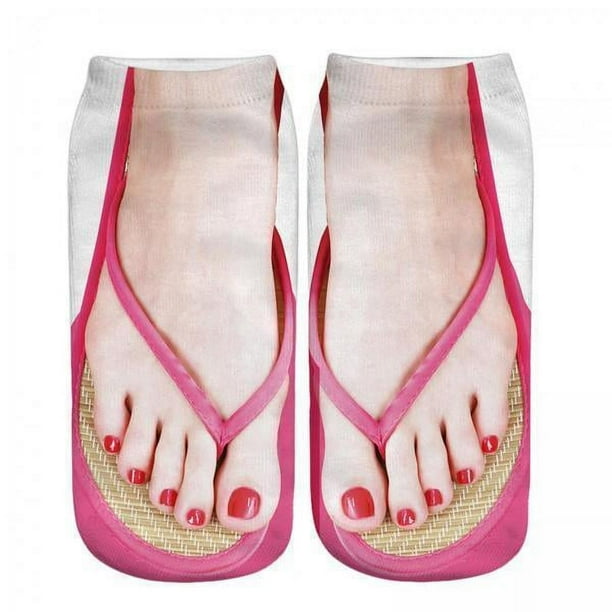 2x Divertidas Calcetines con Estampado de Niña para Mujer Calcetines Cómodos para Hombre Novedad Casual Personalizado Corte Bajo Tobillo Crew 2 piezas