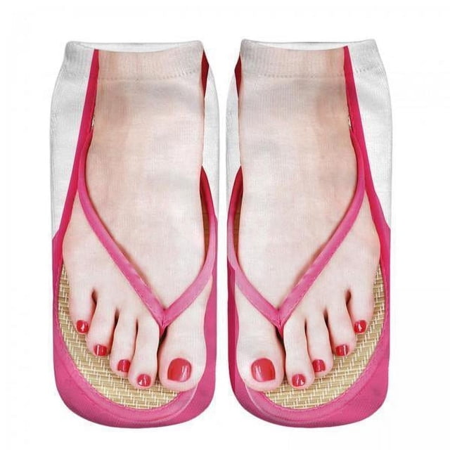 2x Divertidas Calcetines con Estampado de Niña para Mujer Calcetines Cómodos para Hombre Novedad Casual Personalizado Corte Bajo Tobillo Crew 2 piezas