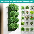 thumbnail image 2 of Vertical Wall Planter, 4 Packs Self Watering Wall Planters for Indoor Plants VerticalLiving Wall Planter Outdoor Decor Green Wall for Home Office, 12.9''x5.5'' x26.7'', 2 of 8