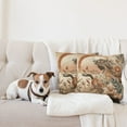 thumbnail image 4 of Ambesonne Boho Throw Pillow Cover 2 Pack, Peachy Hues Nature Lady Botany, 20", Slate Blue and Pale Rust, 4 of 7