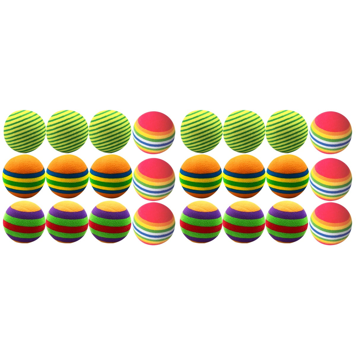 Frcolor Balls Balls Pet Ball Training Funny Dogs Puppy Practice Small Squash Soft Yellow Pack 12