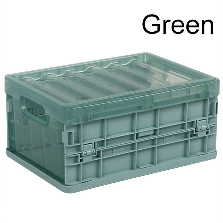 Plastic Collapsible Storage Bins Waterproof Storage Box Organizer