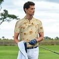 thumbnail image 3 of Honeii Taco Tortillas Print Polo Shirt, A Classic Short-Sleeved, Button-Down Golf Shirt for Men,Mens Polo Shirts Short Sleeve-X-Large, 3 of 6