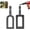 All, variant on Electric Drill Wire Twisting Tool, 2 Multifunctional Wire Twister with 1/4" Hex Shank, Professional Wire Knotter for Rebar Tying, Garden Wire Binding, Fast Wire Twisting