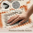 thumbnail image 6 of ODIKA Hallway Wide Southwestern Interlocking Motif Angular Zigzag Hallways for Dining Room, Large Office, Lounge, Non-Slip Chair-Friendly, 6 of 7