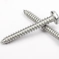 thumbnail image 4 of Tornillo de rosca de cabeza redonda con ranura en cruz de acero inoxidable 201, tornillo de rosca de cabeza plana M3/M4/M5/M6/GB845, 4 of 4