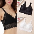 thumbnail image 2 of Women Underwear Sexy Lace Tube Tops Sexy Full Lace Bra Straps Backing V Neck Half Wrapped Chest, 2 of 13