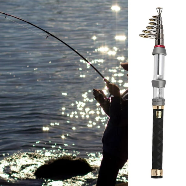 Travel Fishing Pole Fashion Appearance Telescopic Fishing Rod for Collection  1.5m 