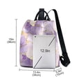 thumbnail image 3 of FORMRS Women's Travel Backpack Purse Anti-Theft Hidden Pockets Casual Shoulder Bag, Pastel Purple Marble Pattern, 3 of 7