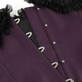 thumbnail image 5 of SRZYMJ Steampunk Corsets for Women Underbust Gothic Retro Corset Top Lace Up Bustier, 5 of 6