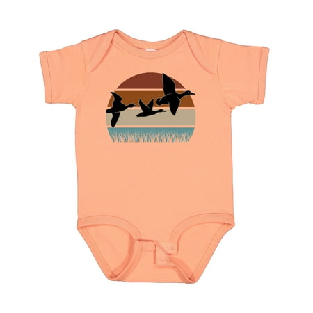

Inktastic Duck Hunting Retro Sunset Hunter Gift Baby Boy or Baby Girl Bodysuit