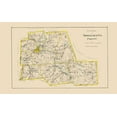 thumbnail image 2 of Hurd 24x16 Gold Ornate Wood Framed with Double Matting Museum Art Print Titled - Middlesex  North Connecticut - Hurd 1893, 2 of 4
