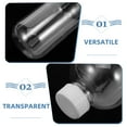 thumbnail image 3 of SKISUNO 4Pcs Refillable Bottles Transparent PP Portable Bead Storage Battle Games Users of, 3 of 8