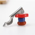 thumbnail image 5 of Hariumiu Wine Cork Wine Bottle Stopper Leak-proof Push-type Design Silicone Wine Sealer for Home Kitchen, 5 of 12