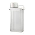 thumbnail image 1 of OUSITAID 1100/1800/2300 ML Laundry Powder Box with Measuring Cup Double Seal Type Clothes Washing Detergent Dispenser Daily Use, 1 of 12