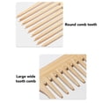 thumbnail image 3 of M Buder 2Pcs Bamboo Hair Pick Comb Anti Static Wide Tooth Styling Hair Detangler Bamboo Comb for Men Beard Grooming Wide Tooth Pick Comb Daily Use Premium Natural Wood Tool, 3 of 7