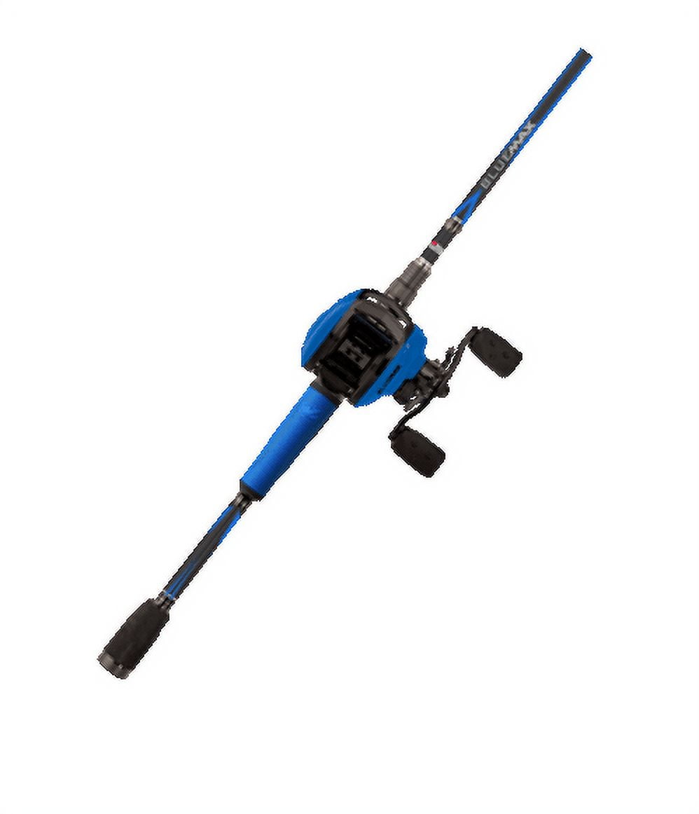 Abu Garcia Blue Max 7' Low Profile Baitcaster Fishing Rod and Reel Combo 