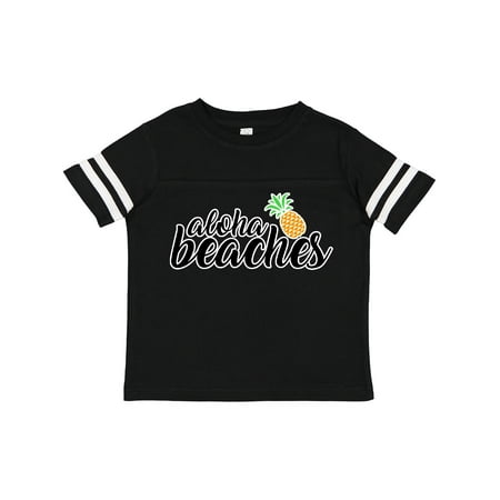 

Inktastic Hawaiian Pineapple Aloha Beaches Gift Toddler Boy or Toddler Girl T-Shirt
