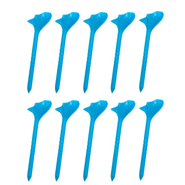 10PCS 10 Degree Golf Tees Golf 10 Degree Tee for Training On-Course Golf Accessories Ball Tees for Parks Golf Course Courtyard Blue 10pcs