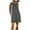 Grey, variant on Women's Sleeveless Rompers with Pockets - Stretchy Summer Jumpsuit - Solid Color Design - Suitable for Autumn/Winter