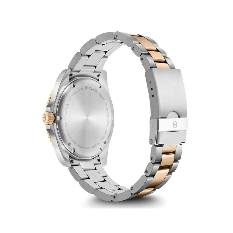 Victorinox Swiss Army Maverick Large Two-Tone Stainless Steel Blue