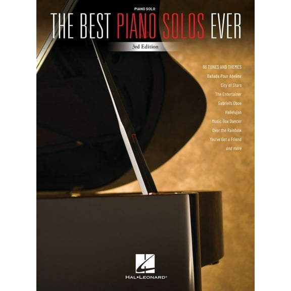 The Best Piano Solos Ever - 3rd Edition: A Collection of 66 Tunes and Themes, (Paperback)