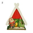 thumbnail image 1 of Luminous  Pendant with Lanyard Wood LED Light Decoration Christmas Cabin for Halloween, 1 of 8