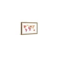 thumbnail image 3 of Marmont Hill Watercolor Map Framed Painting Print, 3 of 4