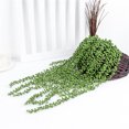 thumbnail image 3 of Planta de hojas verdes en cascada Gardenne, sin mantenimiento, ideal para amantes de las plantas, hojas verdes realistas para colgar en la pared, decoración vibrante para el hogar, suculentas, 3 of 7