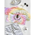 thumbnail image 3 of Bee Happy Nature Garland Tie Dye Spiral Women -Image by Shutterstock, Female Large, 3 of 4