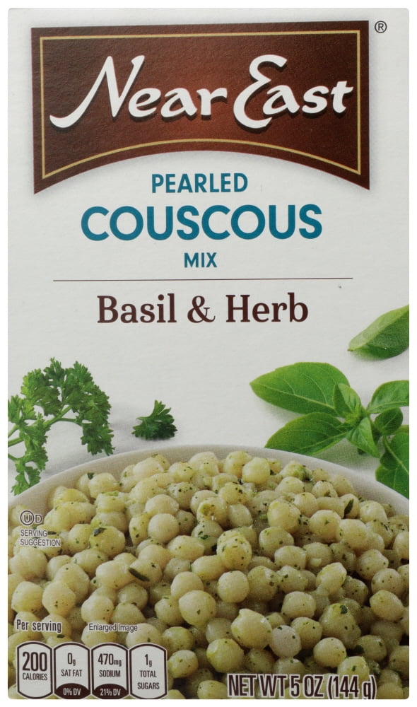 Near East Pearled Couscous, Basil And Herb, 5 Oz