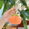 thumbnail image 5 of Gallickan Keychain, Persimmon Shaped Plush Pendant, Creative Doll Accessory for Bags and Keys, Cute Gift for Daily Use and Decorative Purposes, Orange, 5 of 7