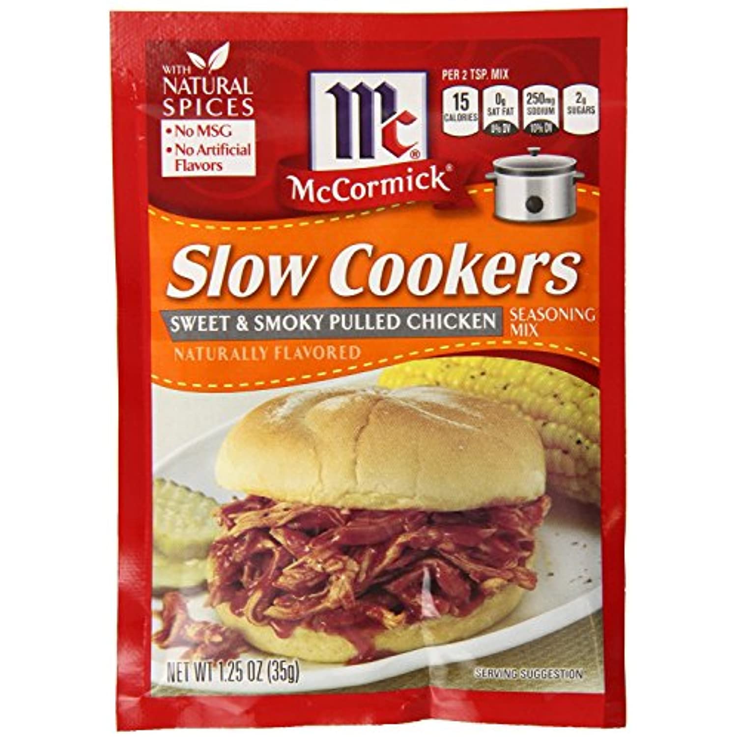 Mccormick "Slow Cookers" Sweet & Smoky Pulled Chicken Seasoning (1.25