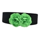 thumbnail image 3 of Cinturón ancho para mujer, cinturón tipo corsé, cinturón grueso para blusas y accesorios. Negro y verde, 3 of 9