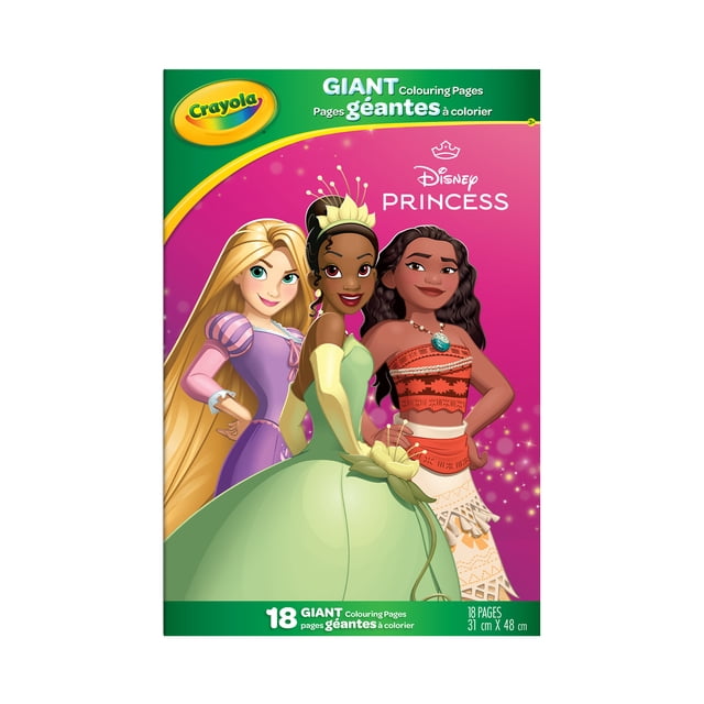 Crayola Giant Colouring Pages, Disney Princess
