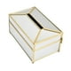 thumbnail image 5 of Cubierta de soporte de caja de pañuelos rectangular, soporte de pañuelos faciales de vidrio de espejo para encimera de baño hogar , Espejo Pequeño Baoblaze Cubierta de papel tisú, 5 of 8