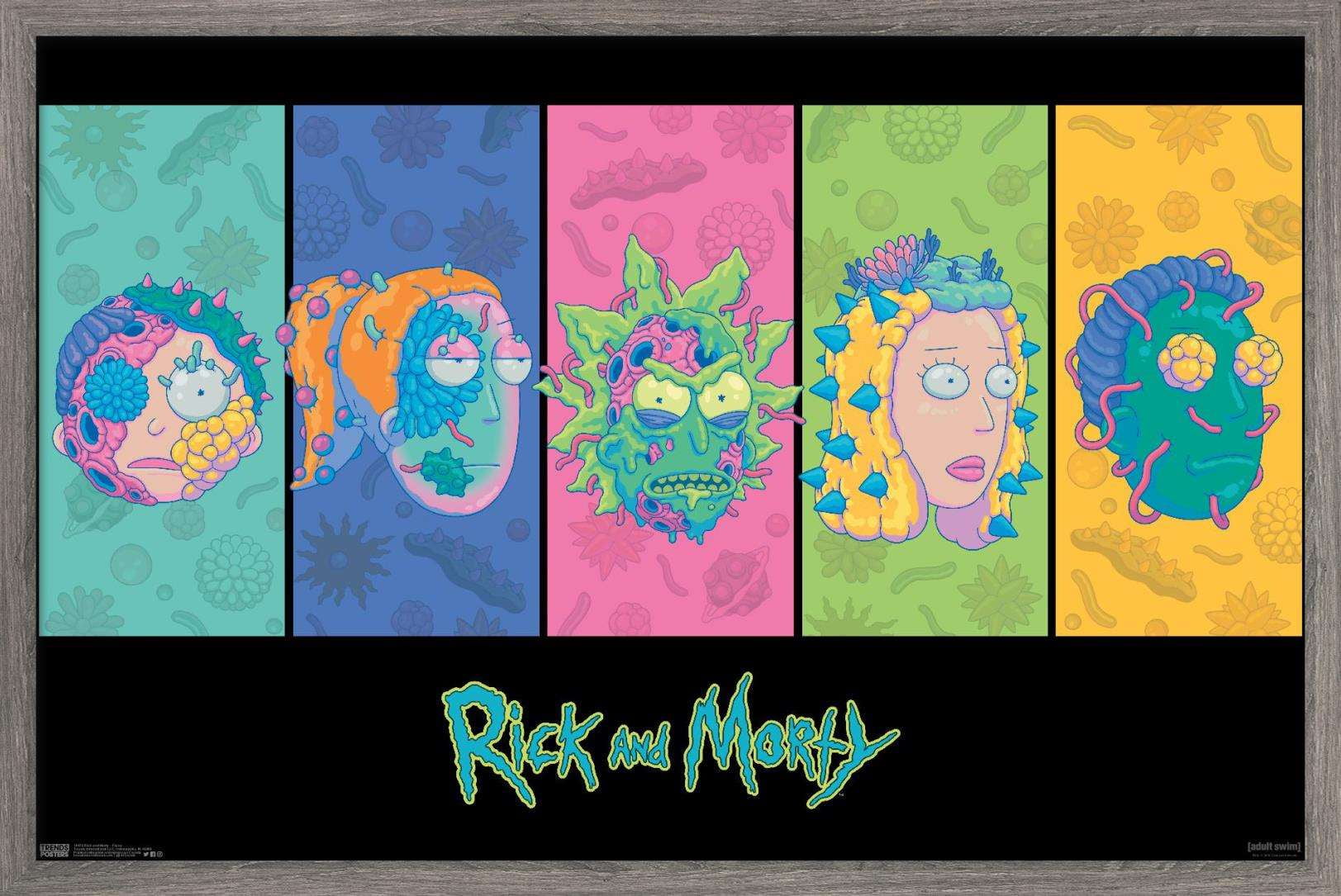Ship Wall Poster Multi 22.375 x 34 Trends International Rick and Morty